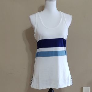 Proof Blue & White Stripe Tank